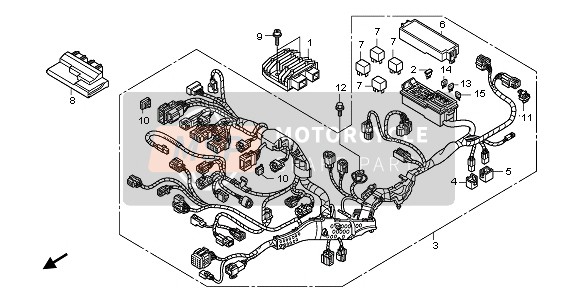 38770MFL644, PGM-FI Unit, Honda, 0