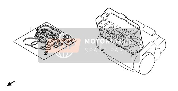 Honda CBR600RR 2008 EOP-1 DICHTUNGSSATZ A für ein 2008 Honda CBR600RR