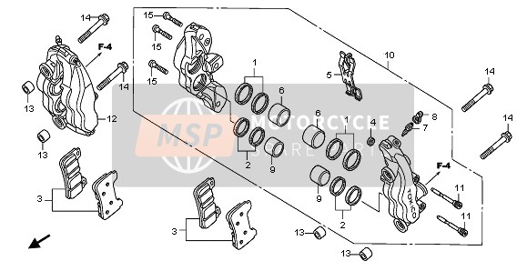 FRONT BRAKE CALIPER