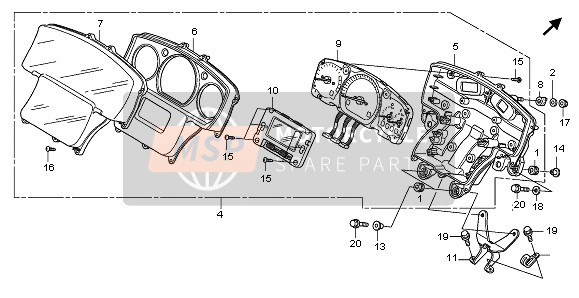 TACHOMETER (KMH)