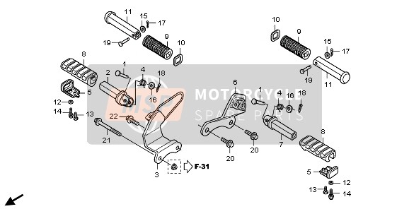 Honda VT750C 2008 STEP for a 2008 Honda VT750C