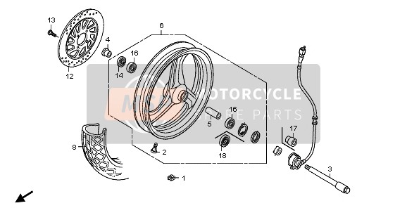 44650KPCD50ZA, Wheel Sub Assy., Fr. *TYPE1 * (TYPE1 ), Honda, 0