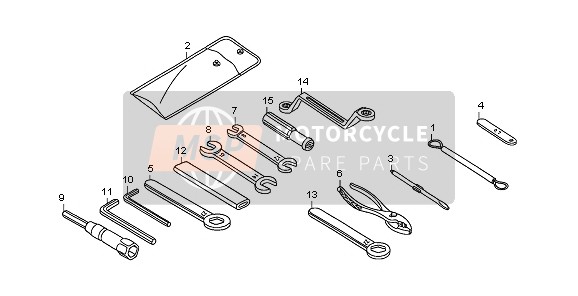 Honda XL1000VA 2008 TOOLS for a 2008 Honda XL1000VA