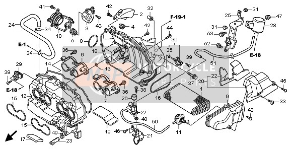 17238MW4003, Membraan, Regelklep, Honda, 2