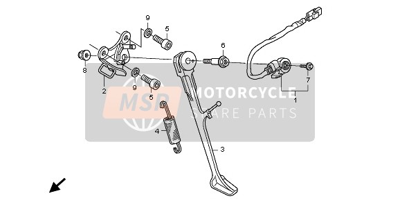 Honda CB1000R 2009 STÄNDER für ein 2009 Honda CB1000R