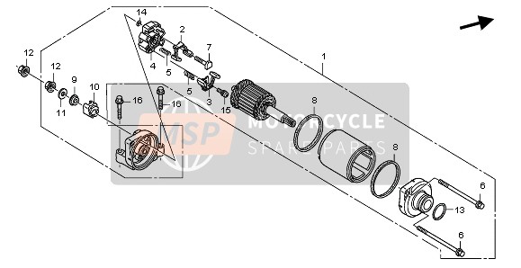 Honda CBF600N 2009 Départ Moteur pour un 2009 Honda CBF600N