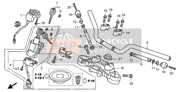 HANDLE PIPE & TOP BRIDGE