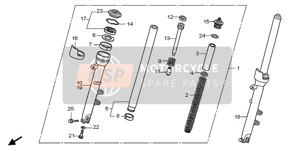 51520MERR81, Case, L. Bottom, Honda, 0