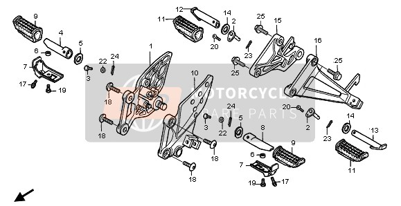 Honda CBR125RW 2009 STEP for a 2009 Honda CBR125RW