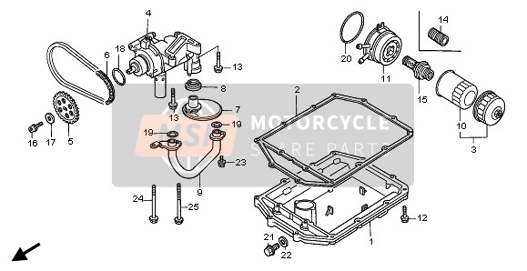 9280012000, Bolt, Drain Plug, 12mm, Honda, 5