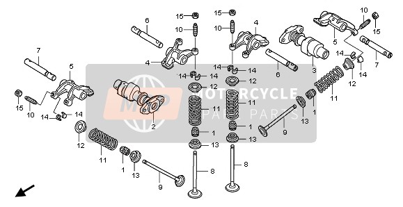 Honda NSA700A 2009 Árbol De Levas & Válvula para un 2009 Honda NSA700A