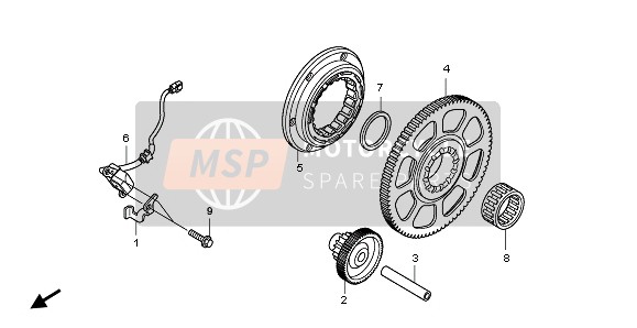 Pulsgenerator Startend Koppeling