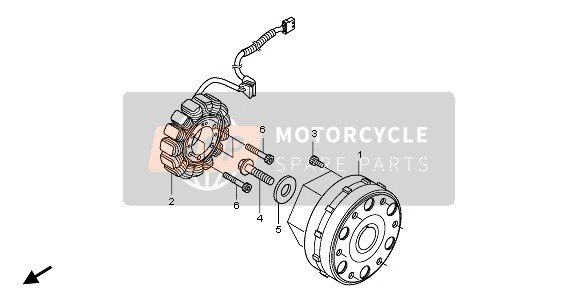 Honda NSA700A 2009 Générateur pour un 2009 Honda NSA700A