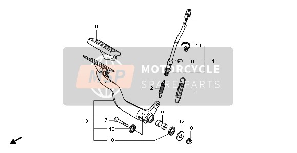 Honda NSA700A 2009 PEDAL for a 2009 Honda NSA700A