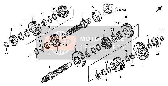 Honda ST1300 2009 TRANSMISSION for a 2009 Honda ST1300