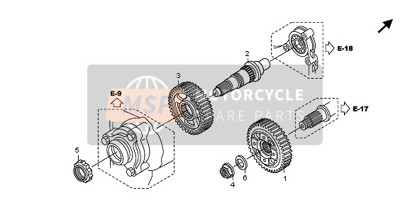 Honda ST1300 2009 FINAL GEAR for a 2009 Honda ST1300