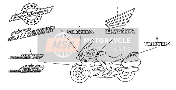 61110MCSG30ZA, Mark, Fr. Fender *TYPE1* (TYPE1 ), Honda, 0