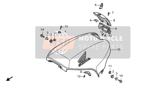 Honda ST1100A 1996 SHELTER for a 1996 Honda ST1100A