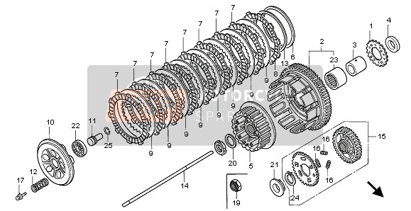 9451032000, Circlip, External, 32mm, Honda, 1