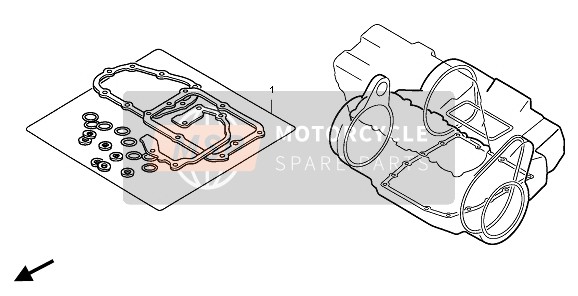 Honda CBF1000SA 2010 EOP-2 Kit guarnizioni B per un 2010 Honda CBF1000SA