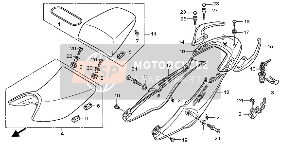 posto a sedere & Carenatura del sedile