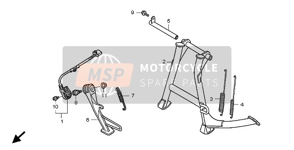 Honda NT700VA 2010 STÄNDER für ein 2010 Honda NT700VA