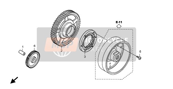 Honda VFR1200FA 2010 Départ Embrayage pour un 2010 Honda VFR1200FA