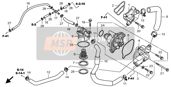 90021MGE000, Flanschenschraube, 6X25 (, Honda, 0