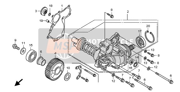 90006MGE010, Bolt, Ubs, 8X40, Honda, 1