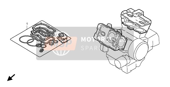 12395MGE000, Gasket, Rr. Cylinder Head Cover, Honda, 0