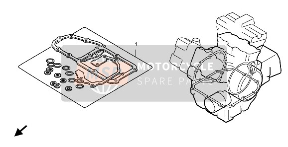 Honda VFR1200FA 2010 EOP-2 Kit de juntas B para un 2010 Honda VFR1200FA