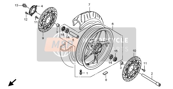 Roue avant