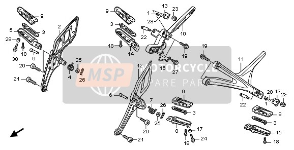 Honda VFR1200FDA 2010 Passo per un 2010 Honda VFR1200FDA