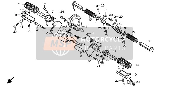 Honda VT1300CXA 2010 Passo per un 2010 Honda VT1300CXA