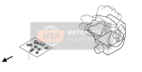 Honda VT750C2B 2010 EOP-2 Gasket Kit B for a 2010 Honda VT750C2B