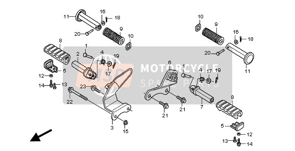 Honda VT750C2B 2010 STEP for a 2010 Honda VT750C2B