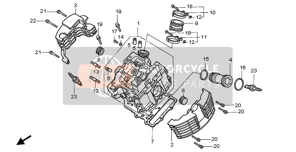 CYLINDER HEAD (FRONT)