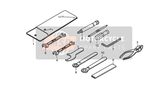 Honda XL125V 2010 TOOLS for a 2010 Honda XL125V