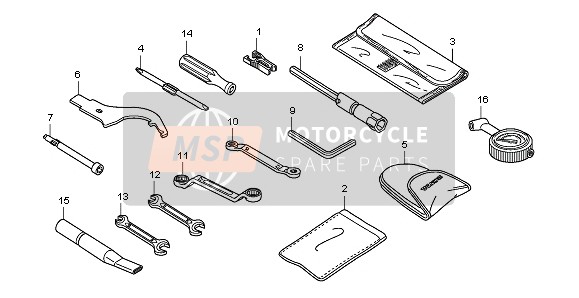 Honda CB1000R 2011 TOOLS for a 2011 Honda CB1000R