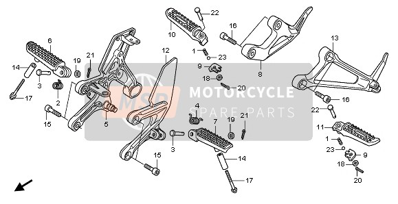 Honda CB1000RA 2011 STEP for a 2011 Honda CB1000RA