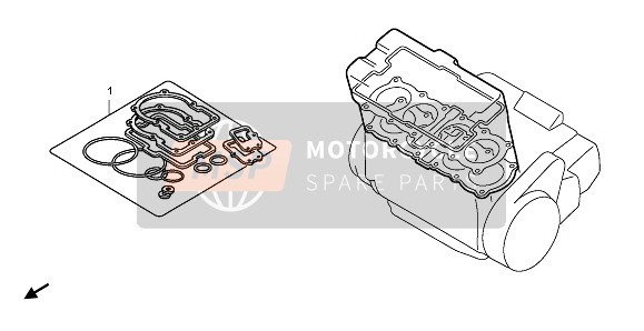 Honda CBF1000FS 2011 EOP-1 Gasket Kit A for a 2011 Honda CBF1000FS