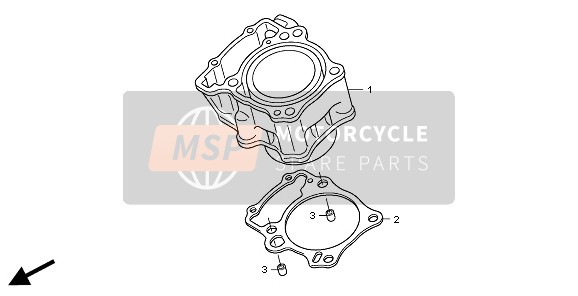 Honda CBR250RA 2011 CYLINDER for a 2011 Honda CBR250RA