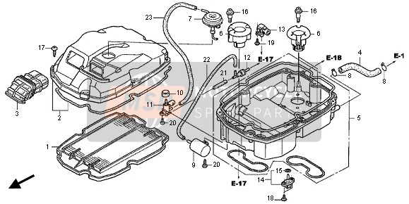 95005453501F, Tube, 4.5X350 (95005-45001-10M), Honda, 1