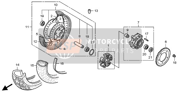 Ruota posteriore