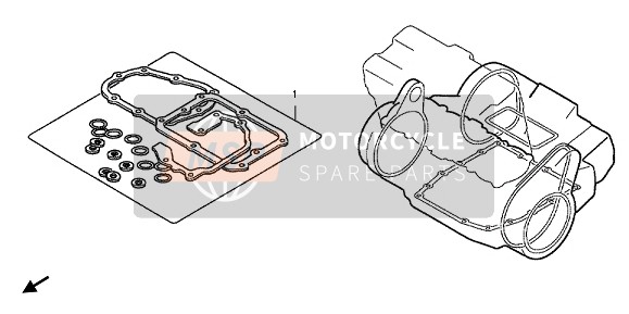 Honda CB600F 2012 EOP-2 Kit de joint B pour un 2012 Honda CB600F