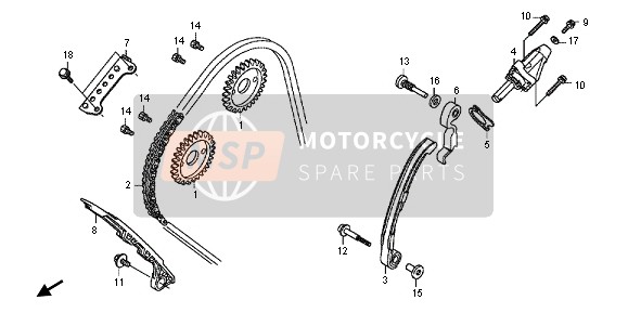 CAM CHAIN & TENSIONER