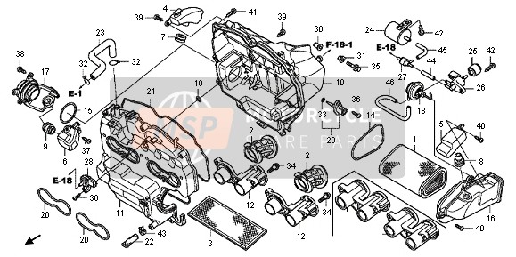 Honda CB600FA 2012 AIR CLEANER for a 2012 Honda CB600FA