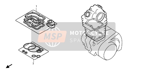 06113KTYH50, Gasket Sheet Kit A, Honda, 1