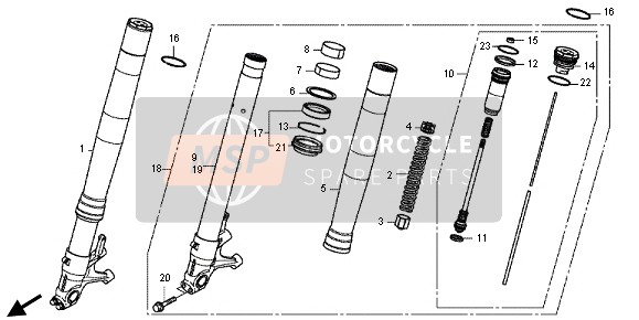 51425MGPD01, Pipe Comp., R. Slide, Honda, 0