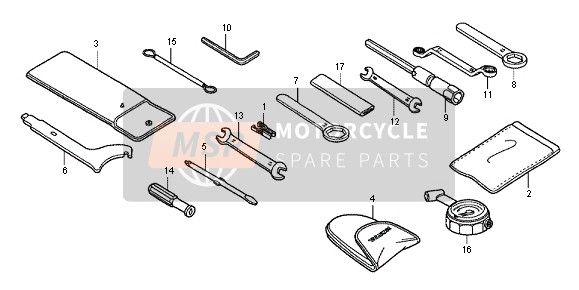 Honda CBR600FA 2012 TOOLS for a 2012 Honda CBR600FA